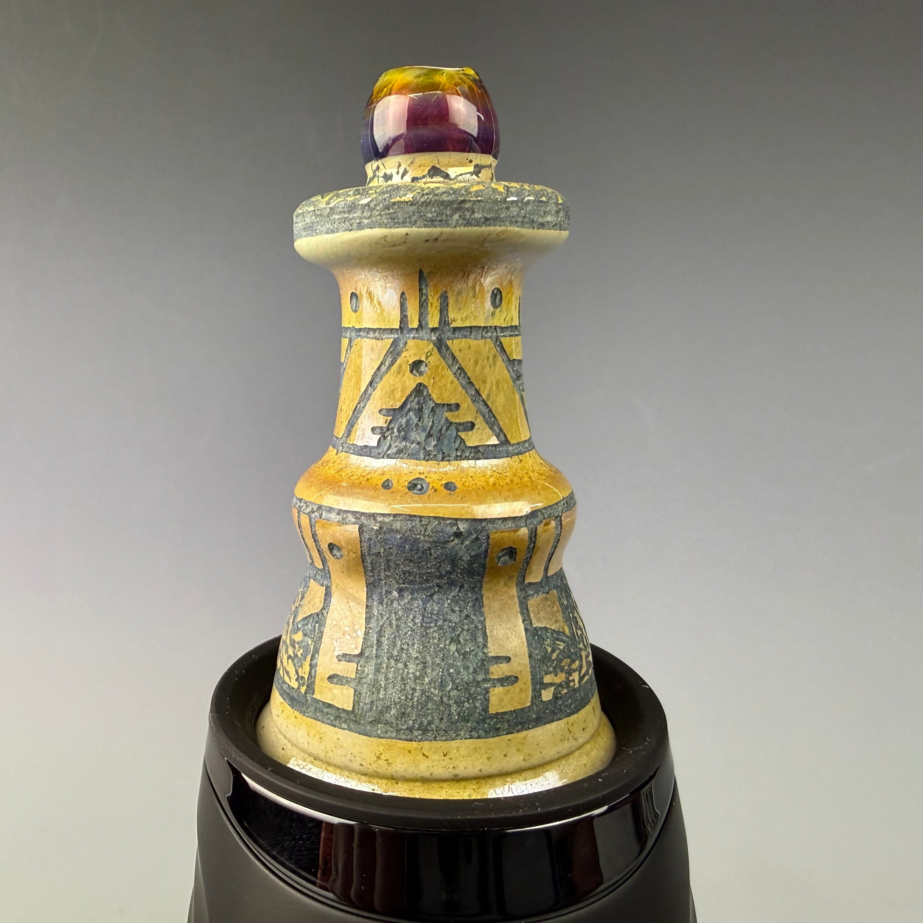 Hand Carved Puffco Dry Top #2 by Corey Clark