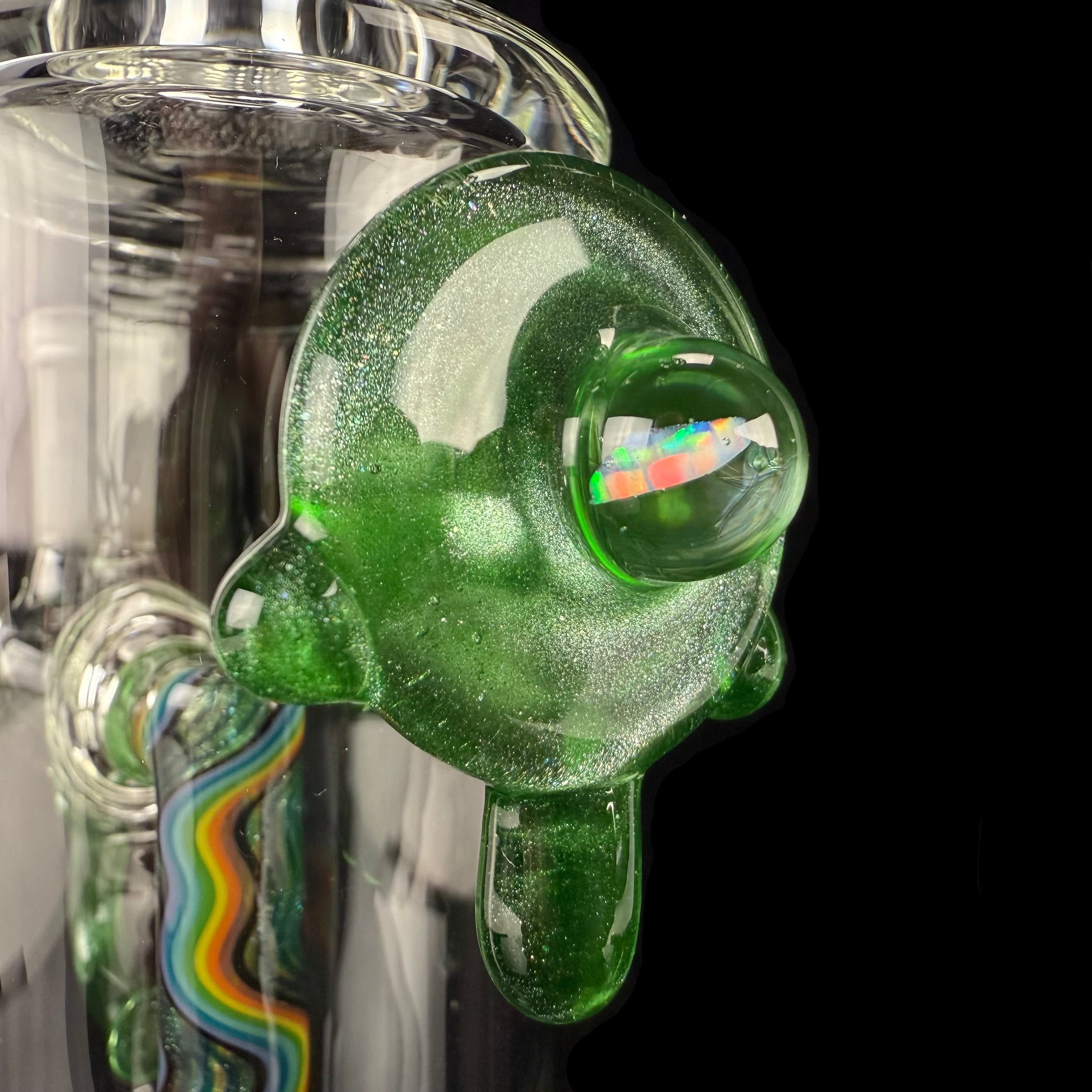 "Green Stardust" Wig Wag Showerhead Rig by OJ Flame