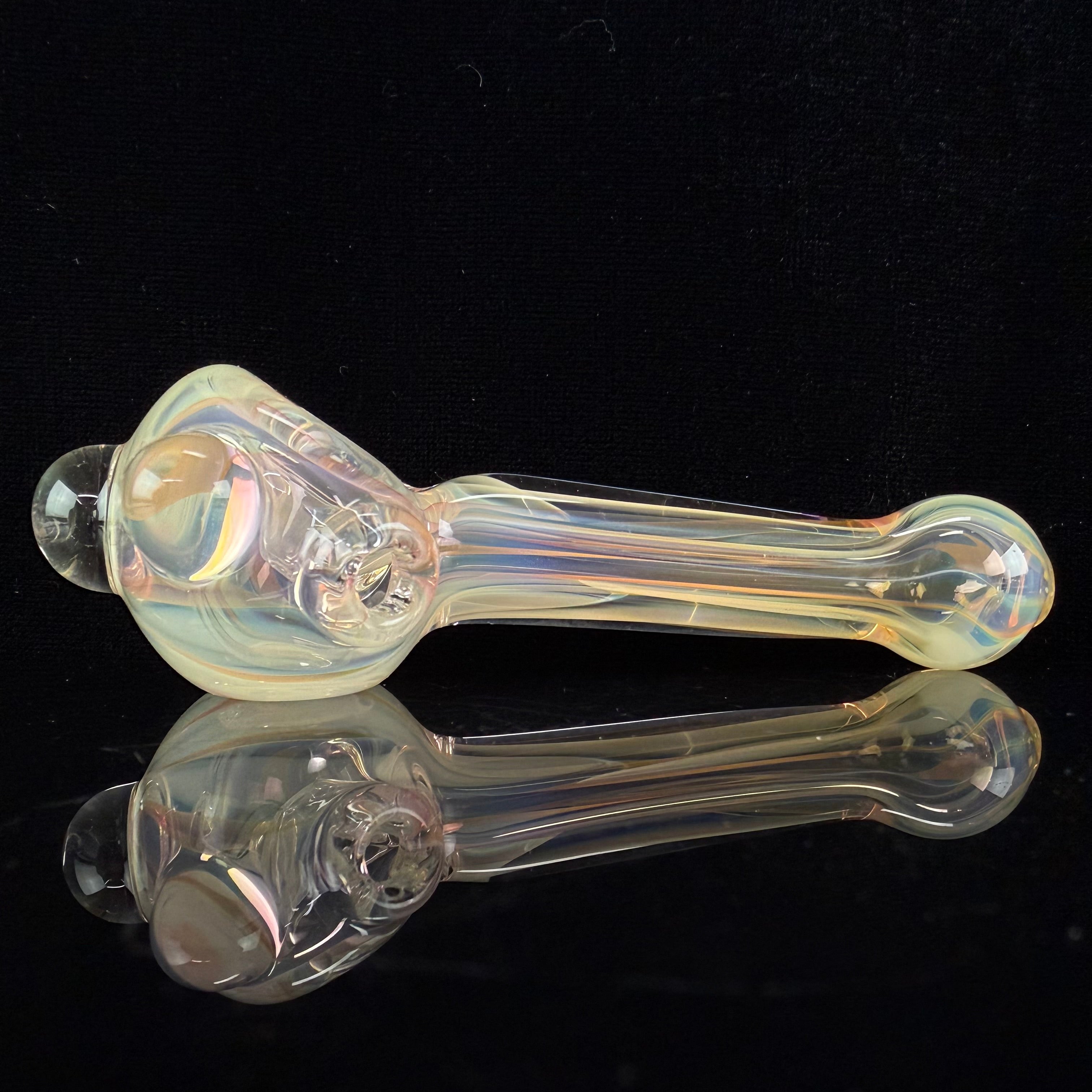 Mini Gold & Silver Fumed Handpipe by Carsten Carlile
