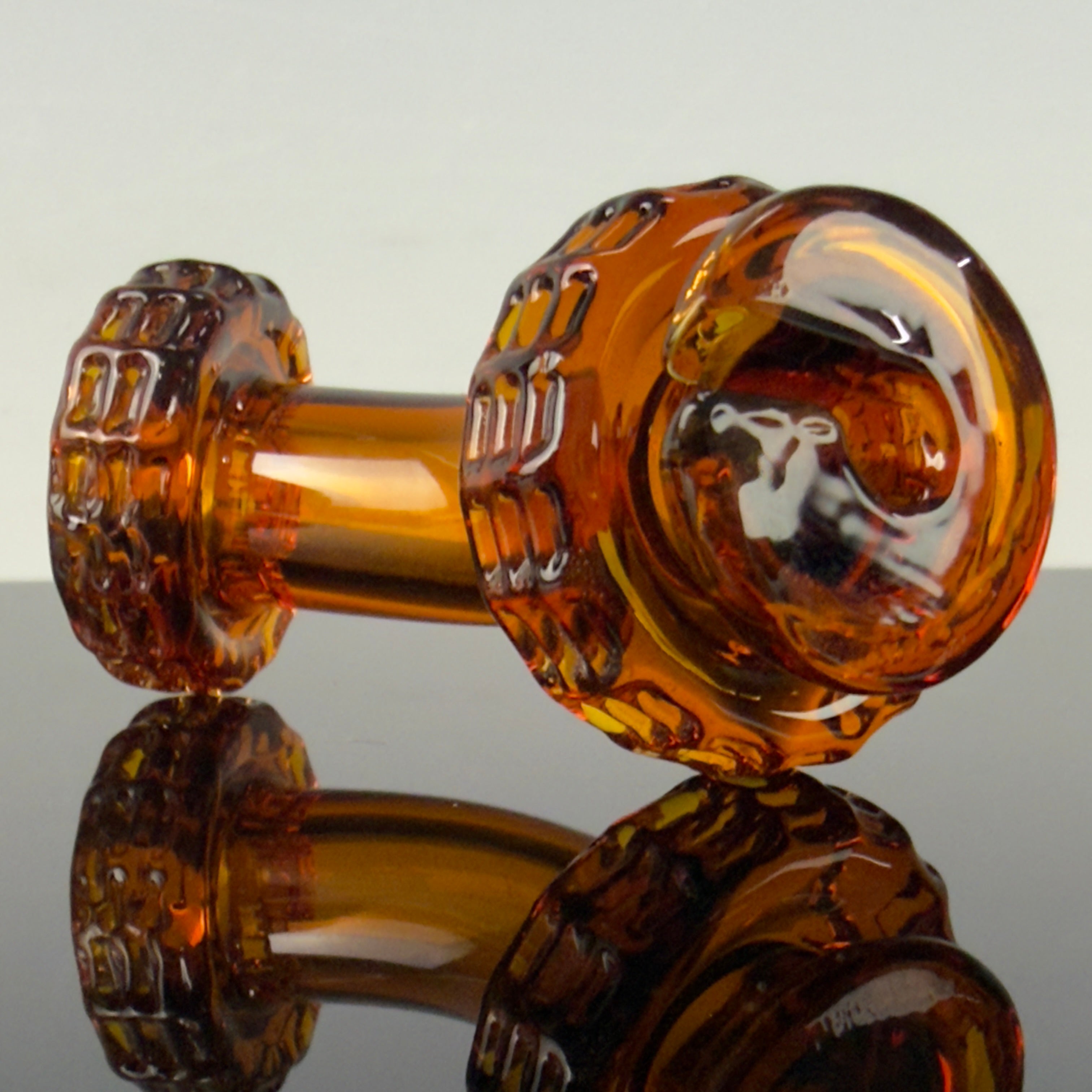Puffco Pivot Bolt Autospinner Mouthpiece by Nib Glass