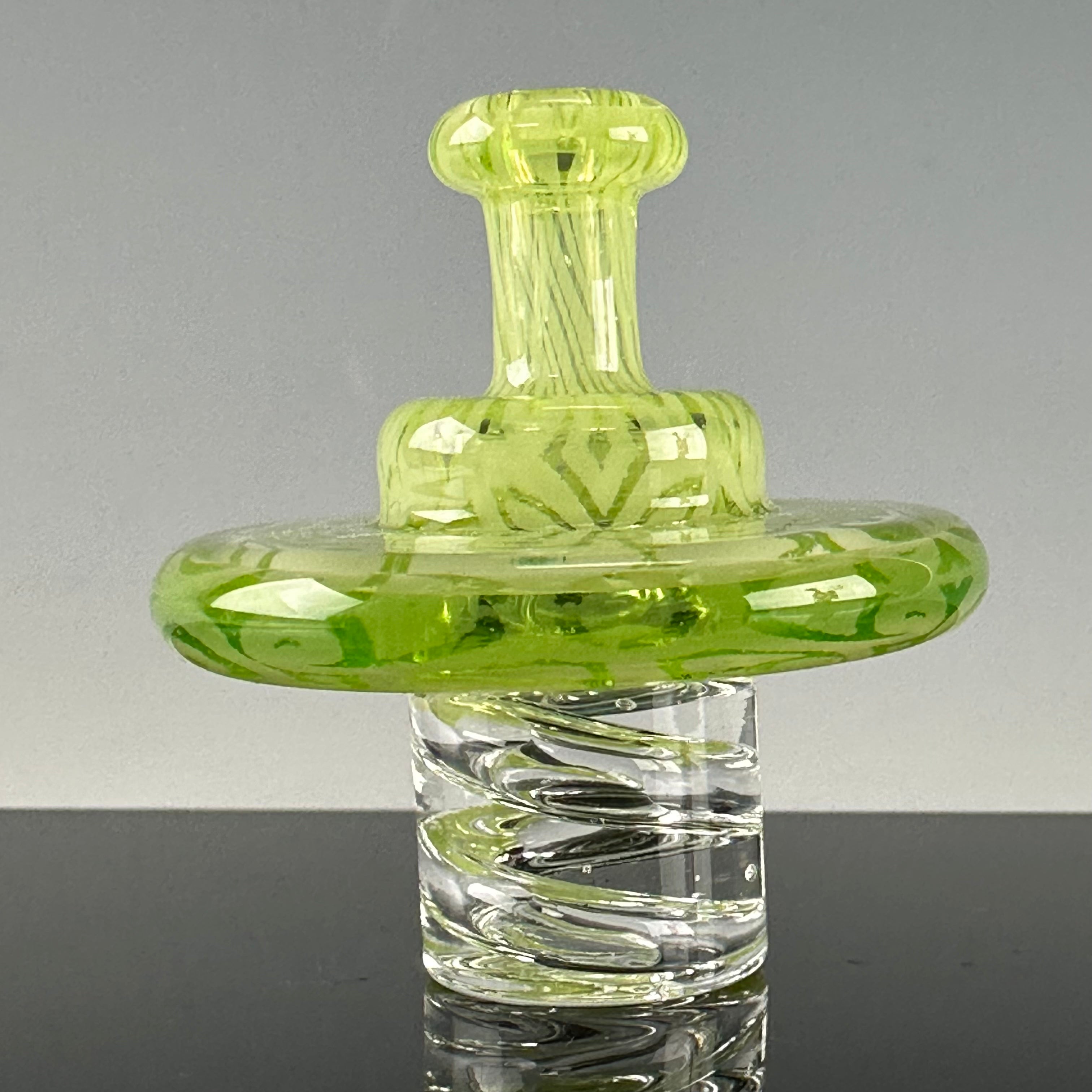 "Silver Fume over Lime Juice" Autospinner Carb Cap by El3ctroB