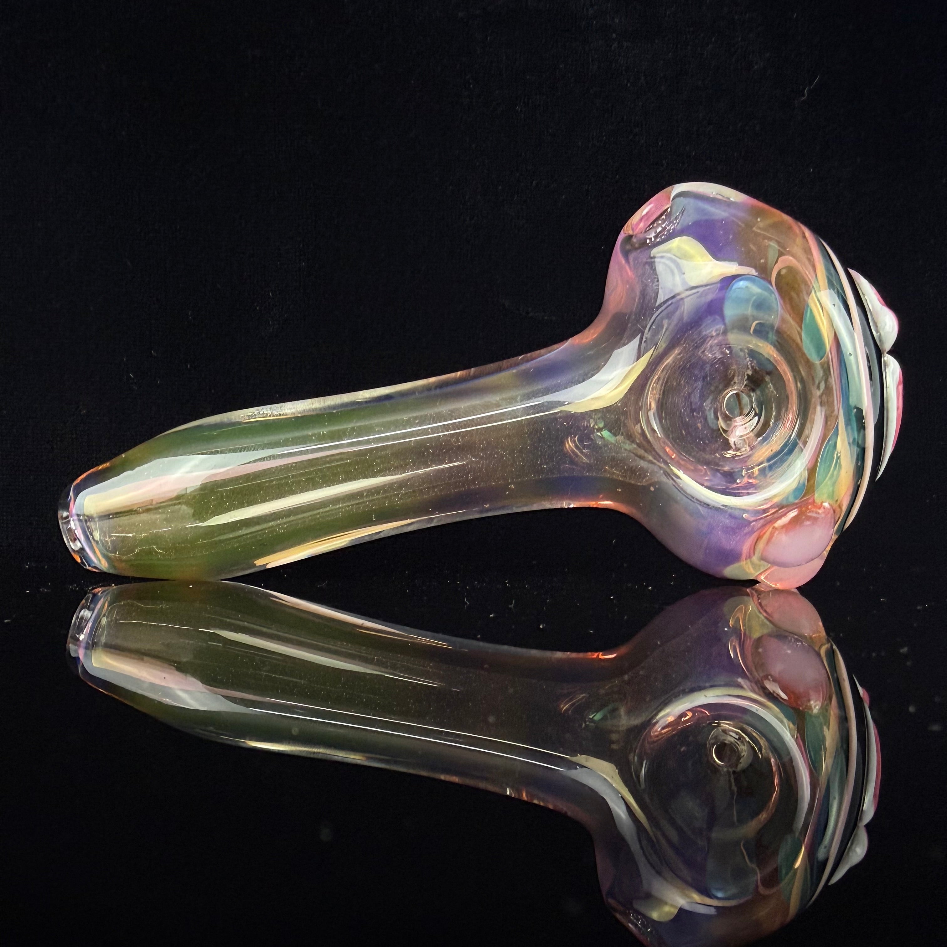 "Floral" Spoon #1 by Sarita Glass