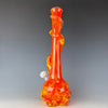 "Fire" 3G Waterpipe by Noble Glass