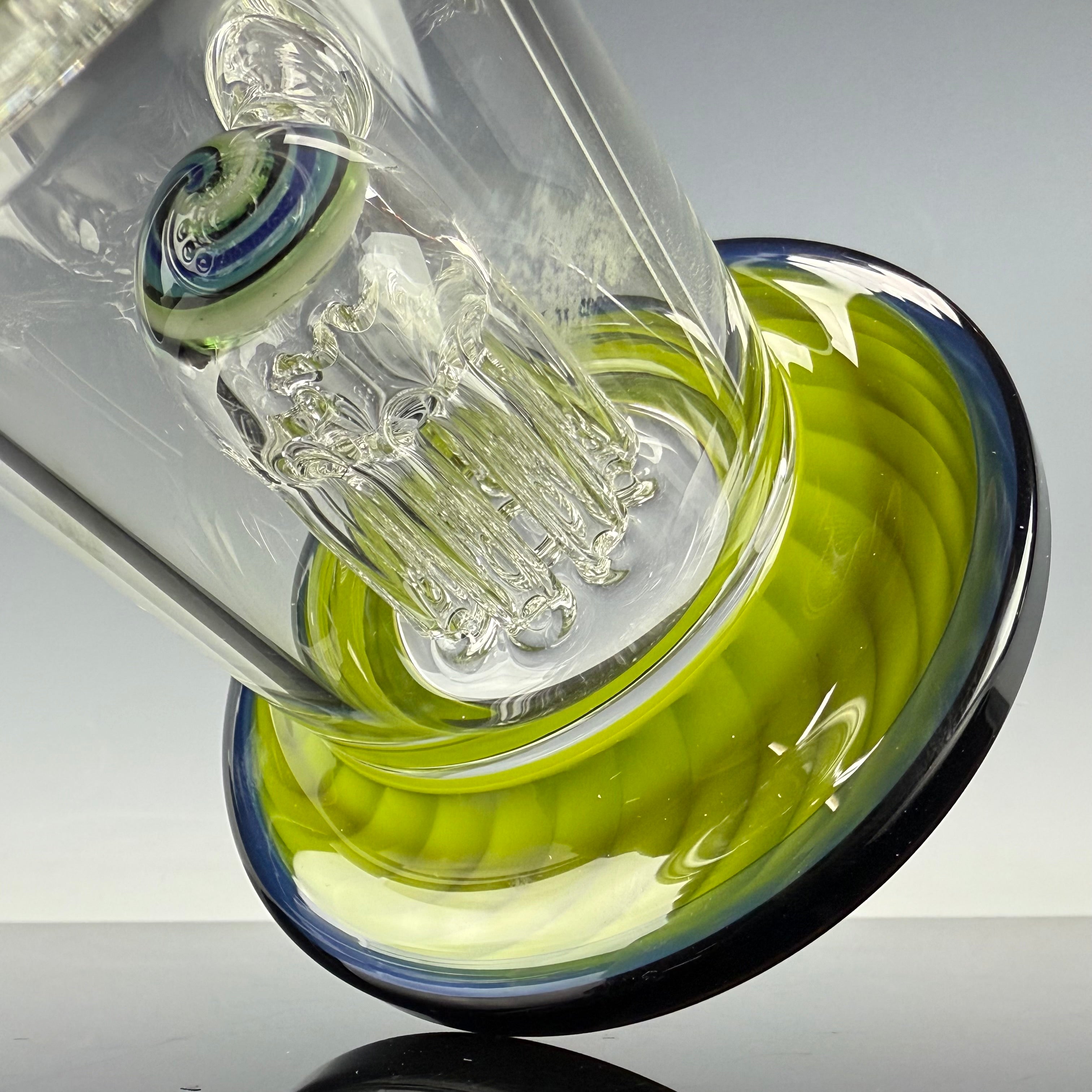 "Green & Dark Blue"(Full Color) Double Macro XL by Toro Glass