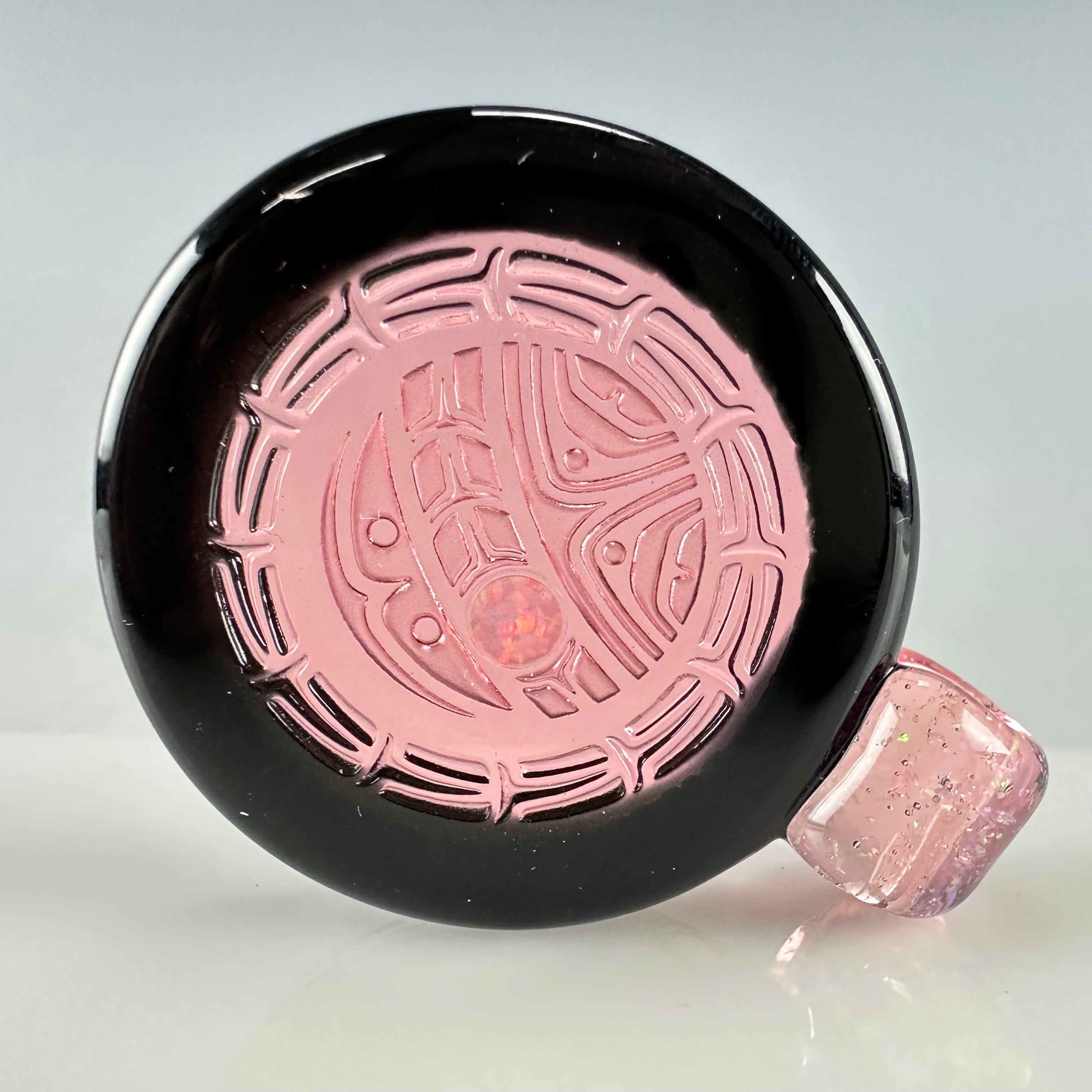 "Breathe" CFL Pendant by GlassMaze