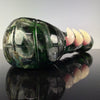"Exp. Green #5 & Bronze Pearl" Spune by Salt Glass