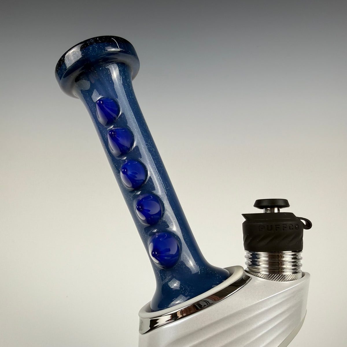 "Blue Stardust over Lavender" Spiked Puffco Dry Top by Carsten Carlile