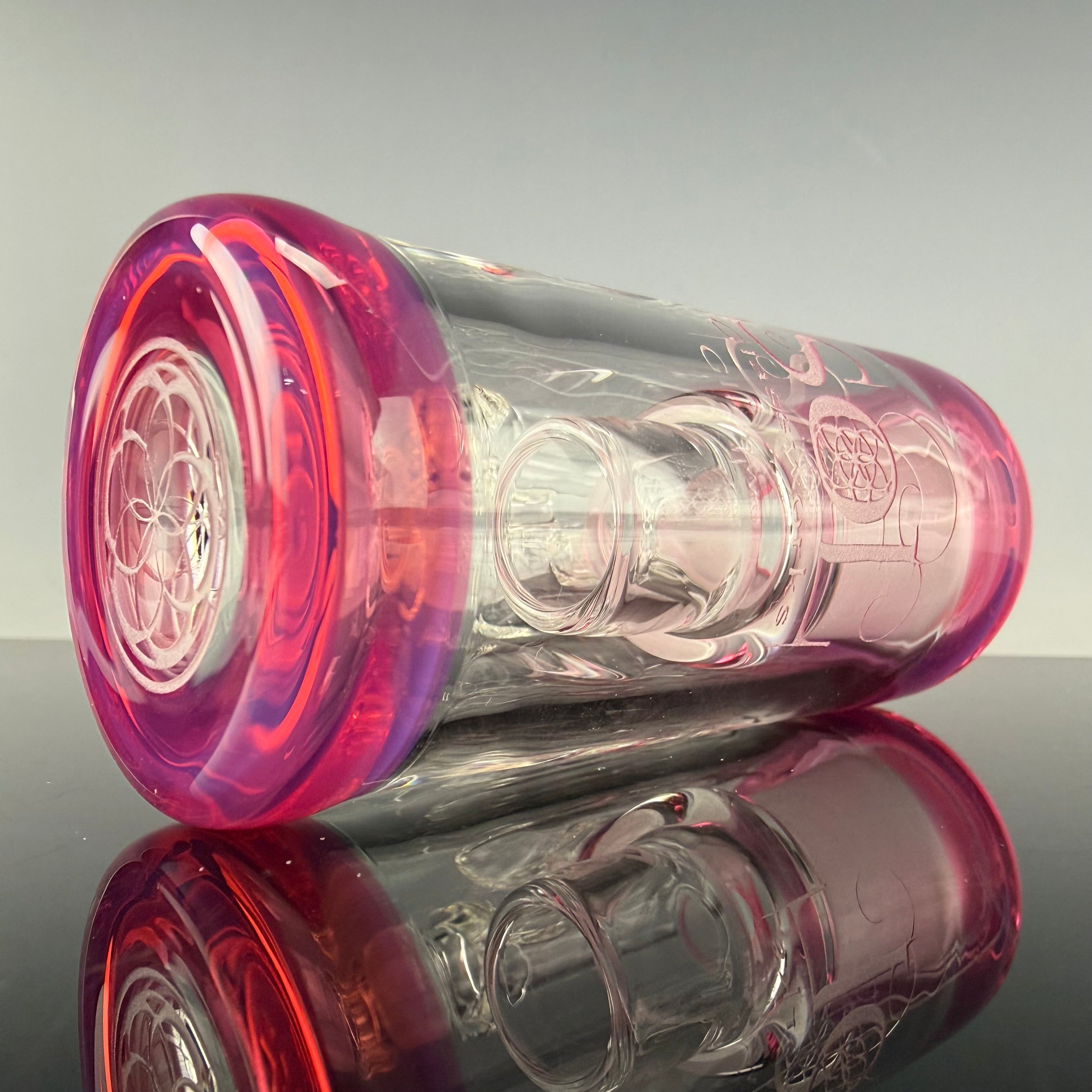 Color Accented 18mm Dry Catcher by SOL Glassworks
