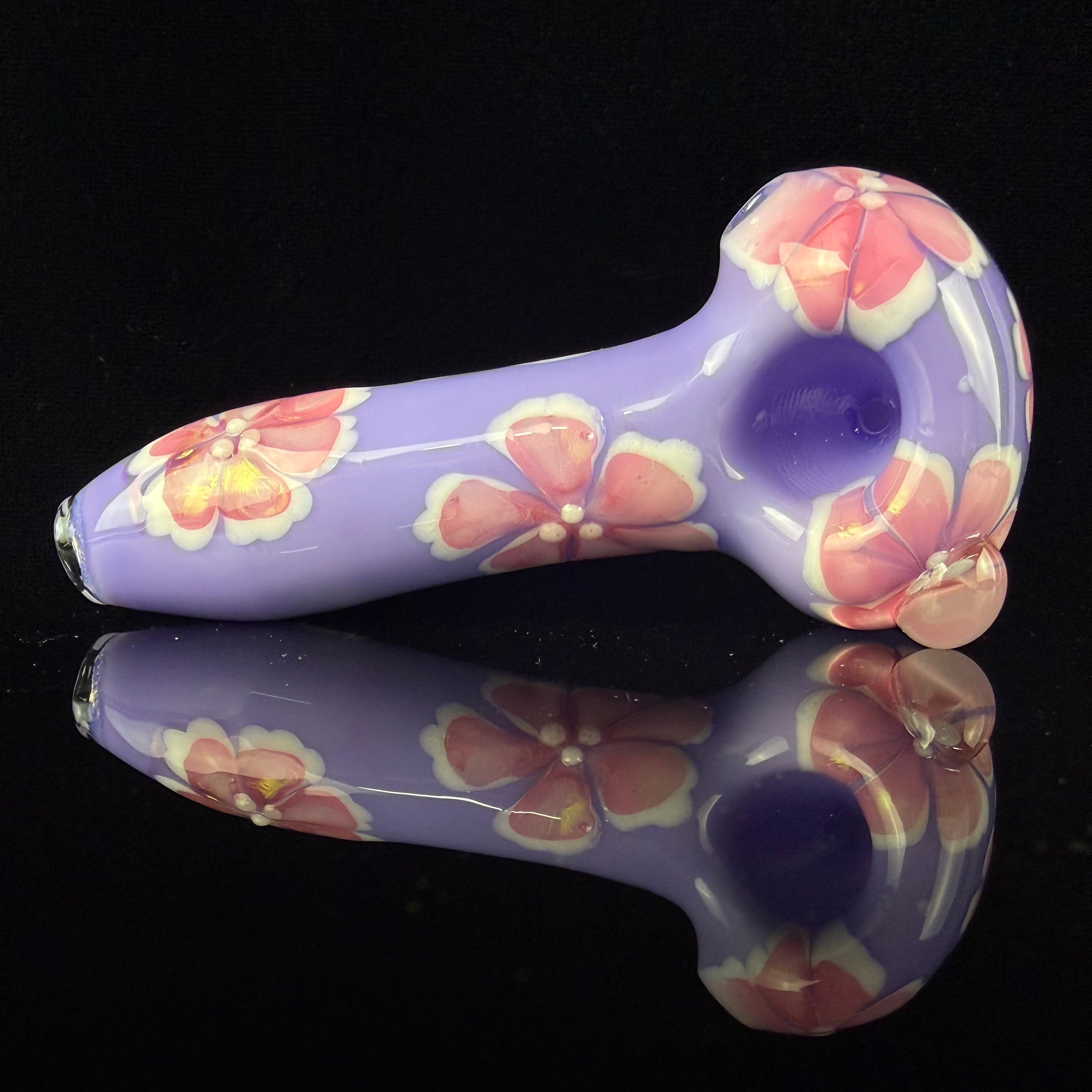 "Floral" Spoon #2 by Sarita Glass