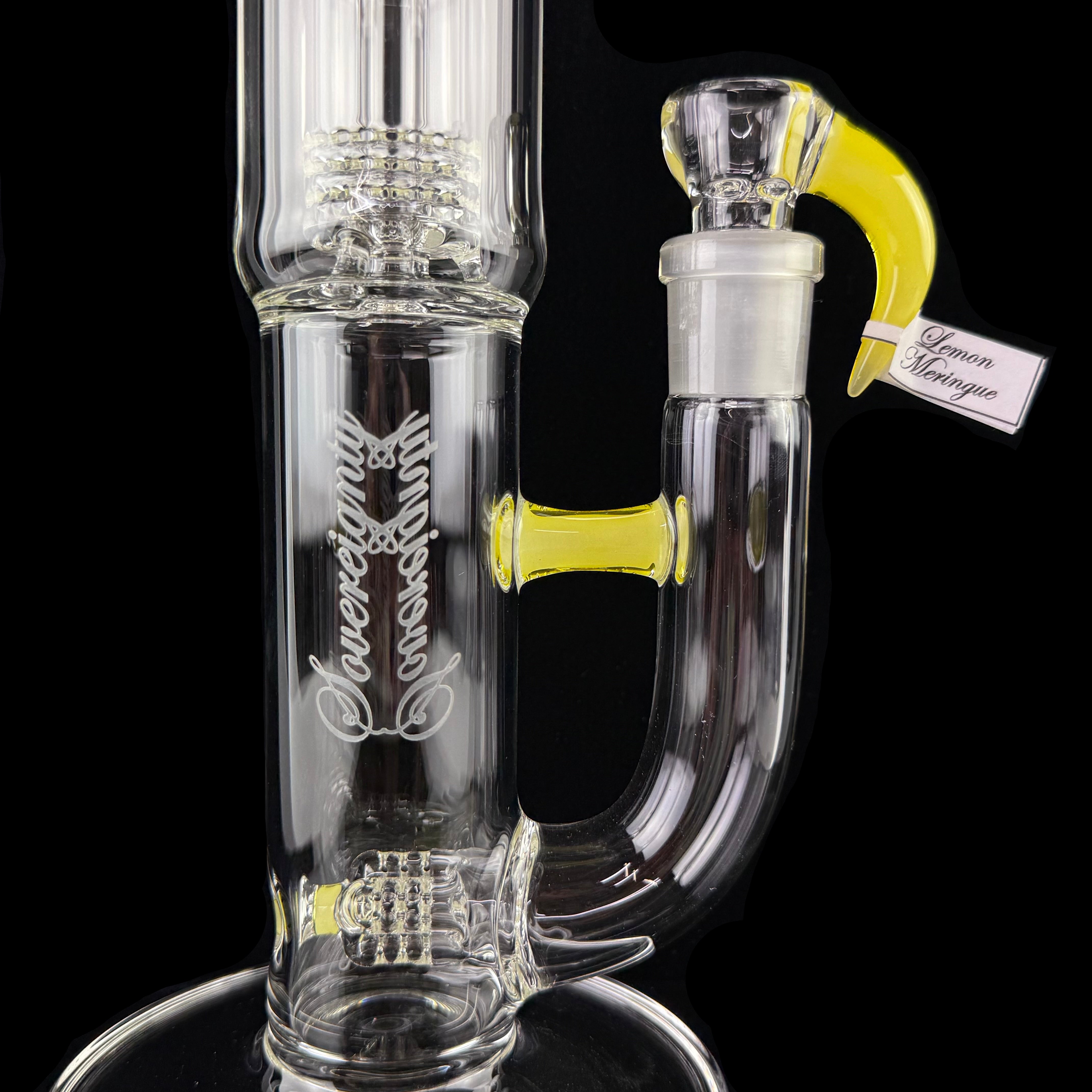 MA "Lemon Meringue" Mini Grid Dome NN 3 Line 9.5mm 3 Cut by Sovereignty Glass
