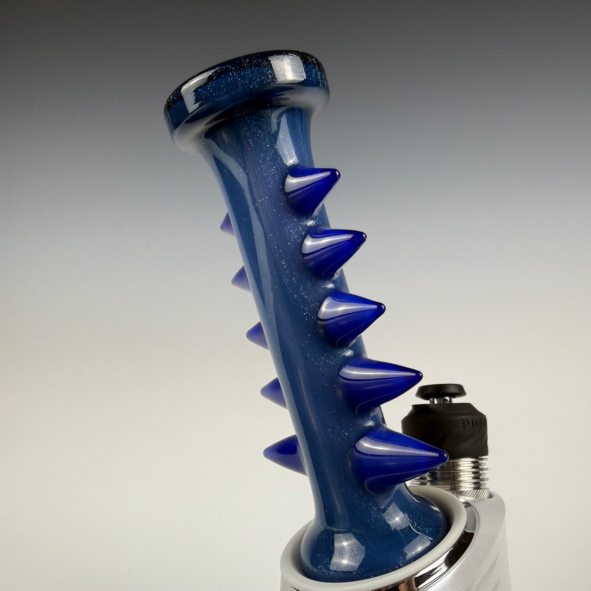 "Blue Stardust over Lavender" Spiked Puffco Dry Top by Carsten Carlile