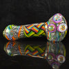 9 Section Heady Basket Weave Spoon #2 by KJH Glass