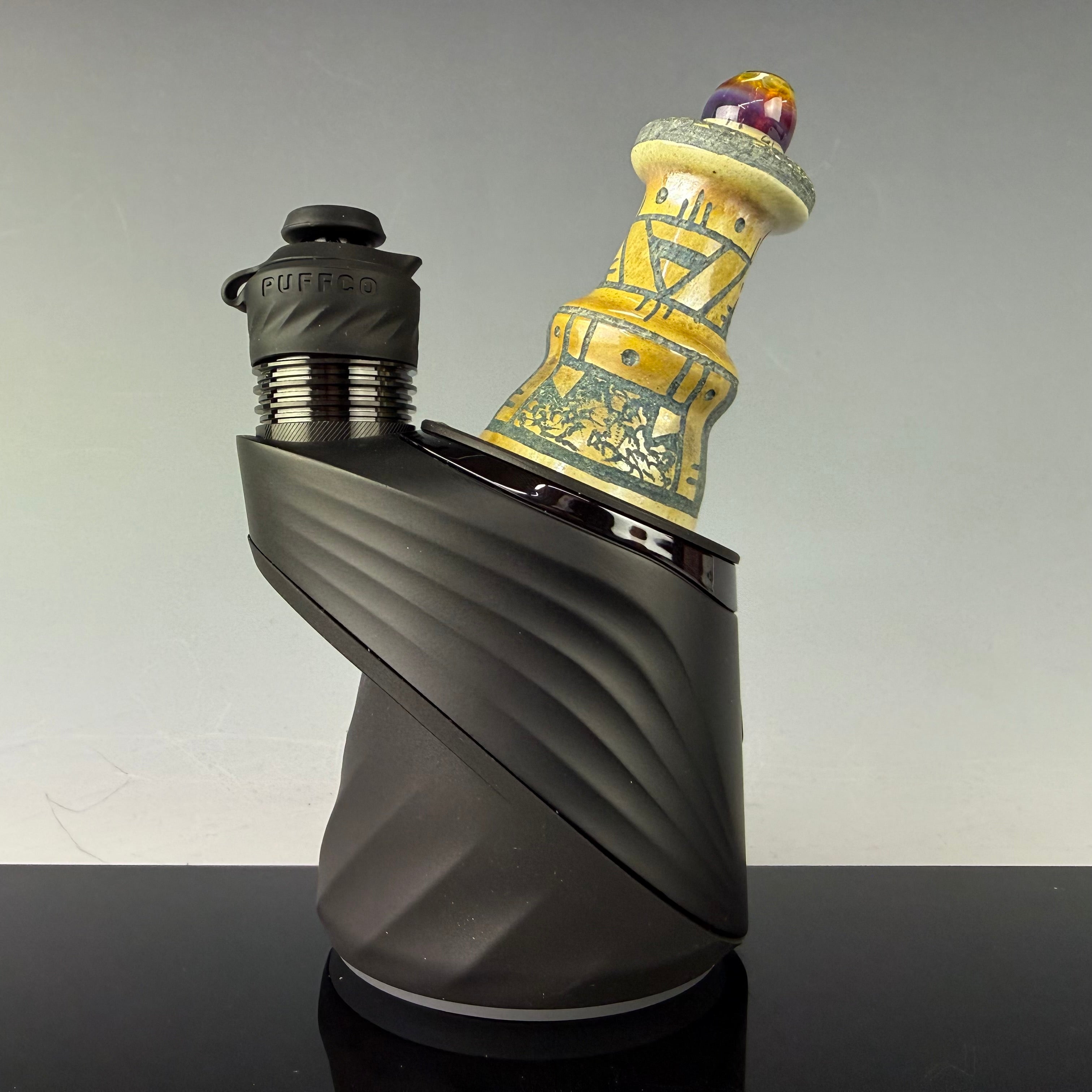 Hand Carved Puffco Dry Top #2 by Corey Clark
