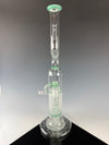 "Atlantis X Star White" FA 4 Arm Pillar Natty Neck Hollowfoot W/ Coldworking by Sovereignty Glass