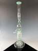 "Atlantis X Star White" FA 4 Arm Pillar Natty Neck Hollowfoot W/ Coldworking by Sovereignty Glass