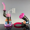 Mushroom Dewar Bubbler & Sherlock (Set) by Slob Glass