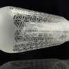 "Sacred G Etched" Dub Lace Sphere V3 by SOL Glassworks