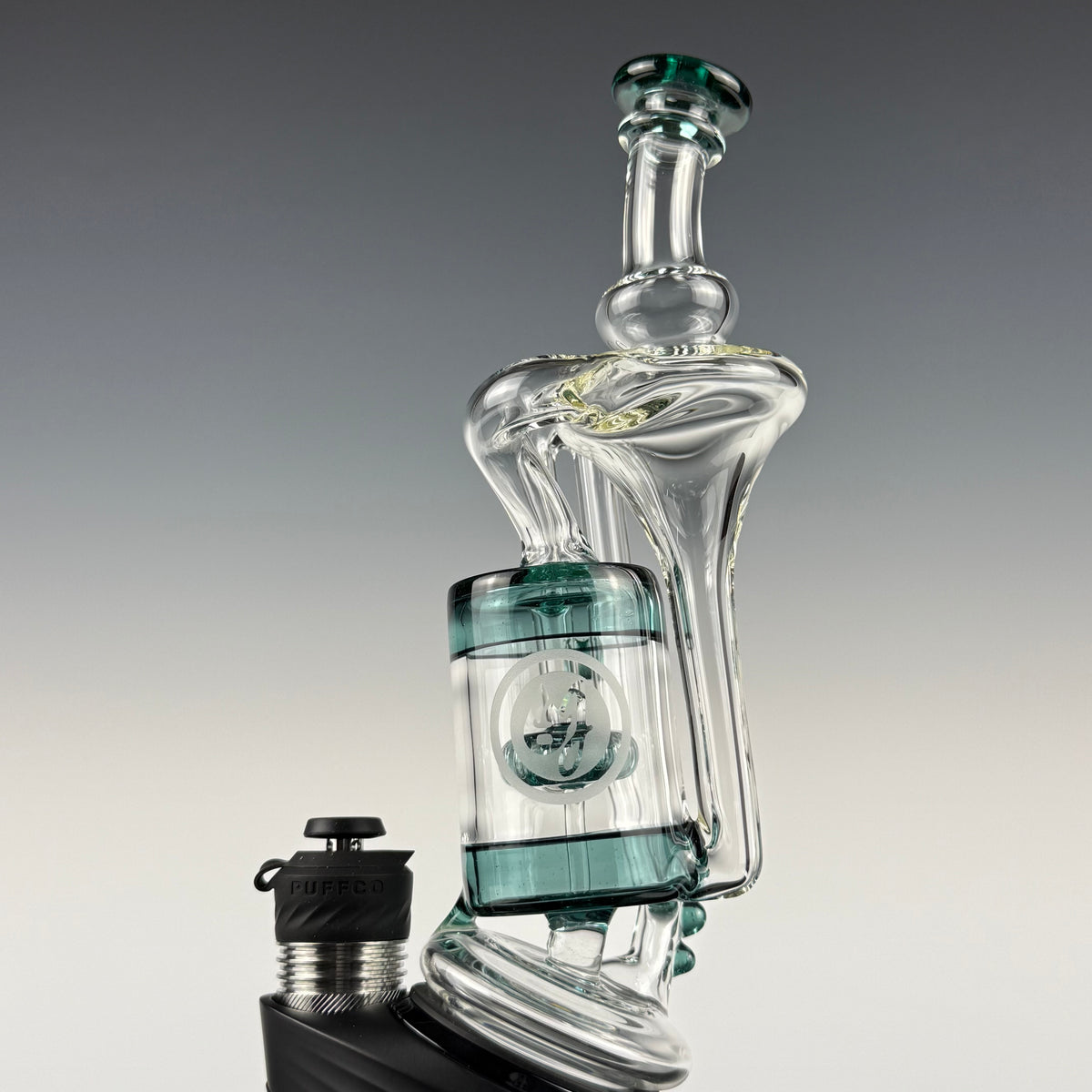 "Ultramarine" Opal Perc Recycler Puffco Top by OJ Flame