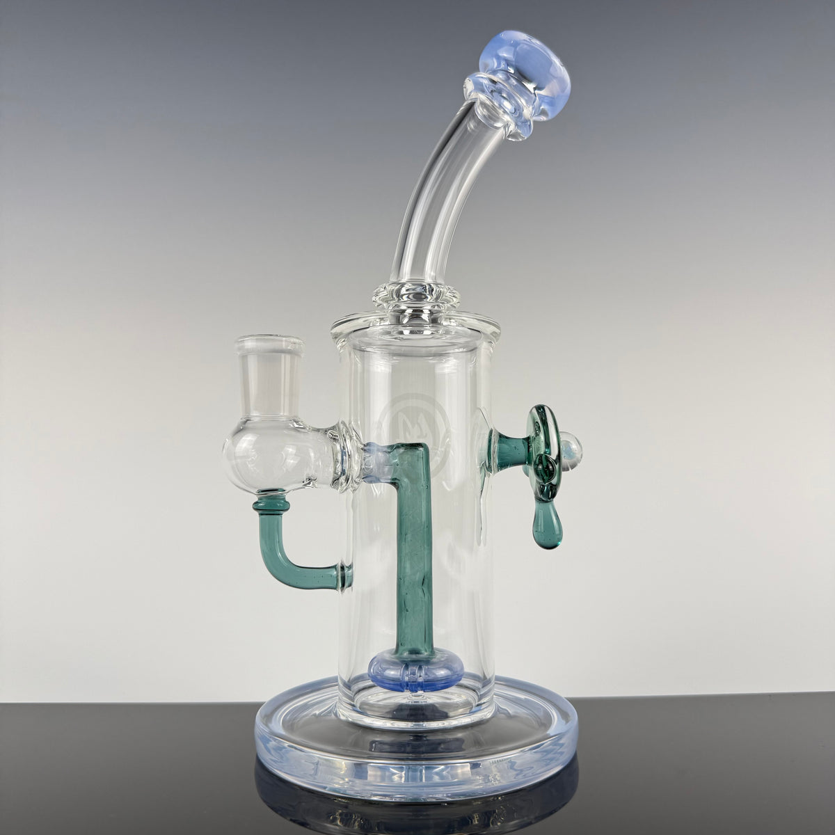"Ether & Aquamarine" Wig Wag Showerhead Rig by OJ Flame