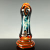 "Fire & Ice Wig Wag" Puffco Dry Top by Avalon Glass