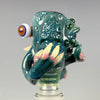 "Creature Slide" 14mm 3 Hole Slide by Salt Glass