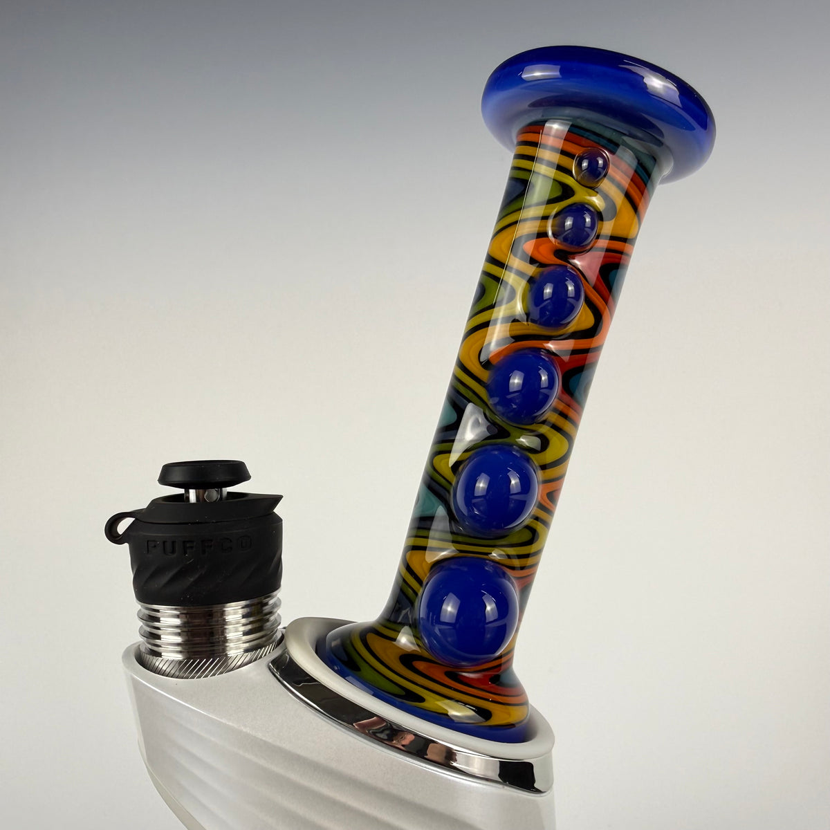"Blue Cheese Wig Wag" Bumpy Puffco Dry Top by Carsten Carlile