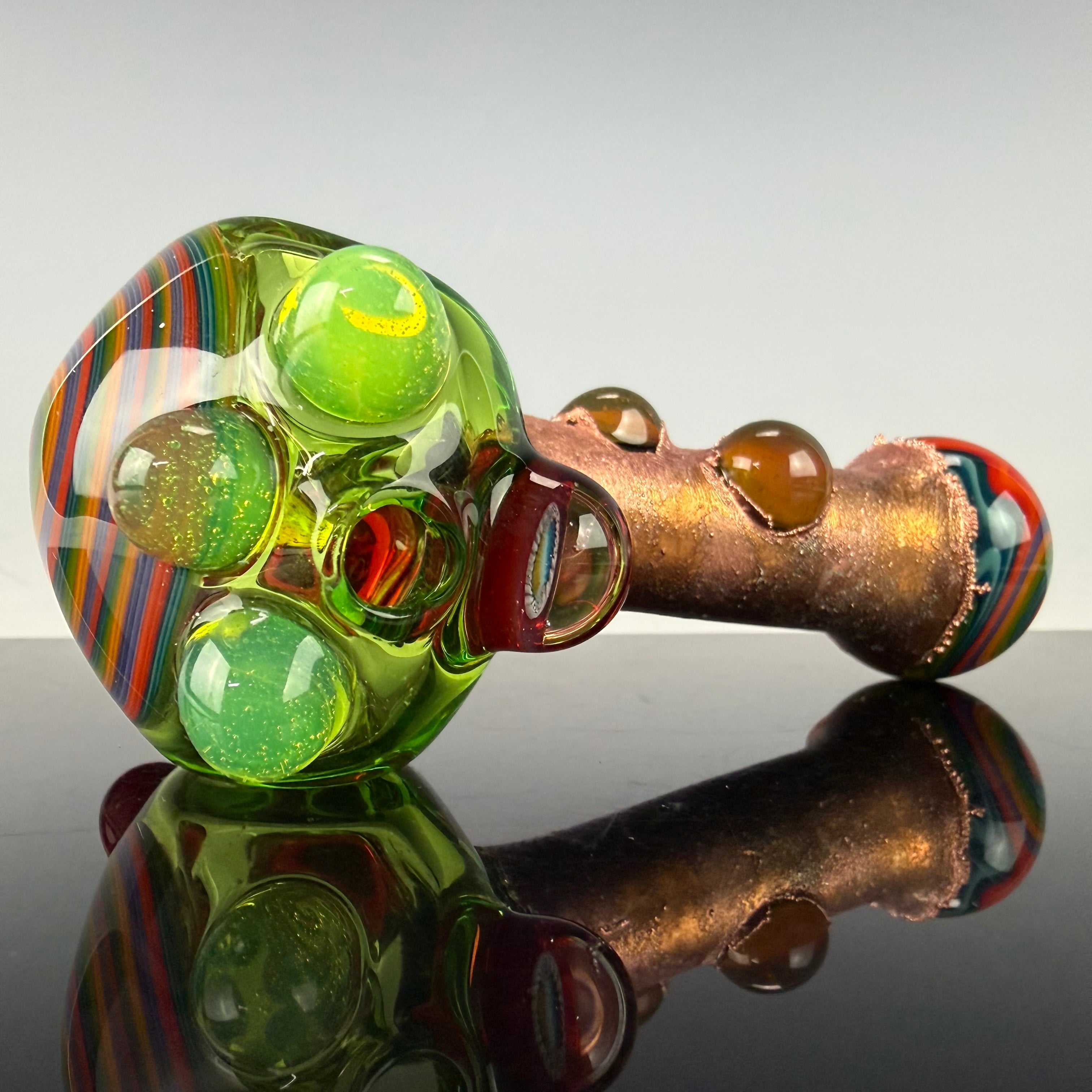 Electroformed Heady Sectional Spoon by Outland Glass