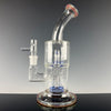 "Amber Purple" (Colored Foot & Mouthpiece)  Double Hex by Toro Glass