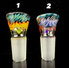 Worked 18mm 4 Hole Martini by KJH Glass