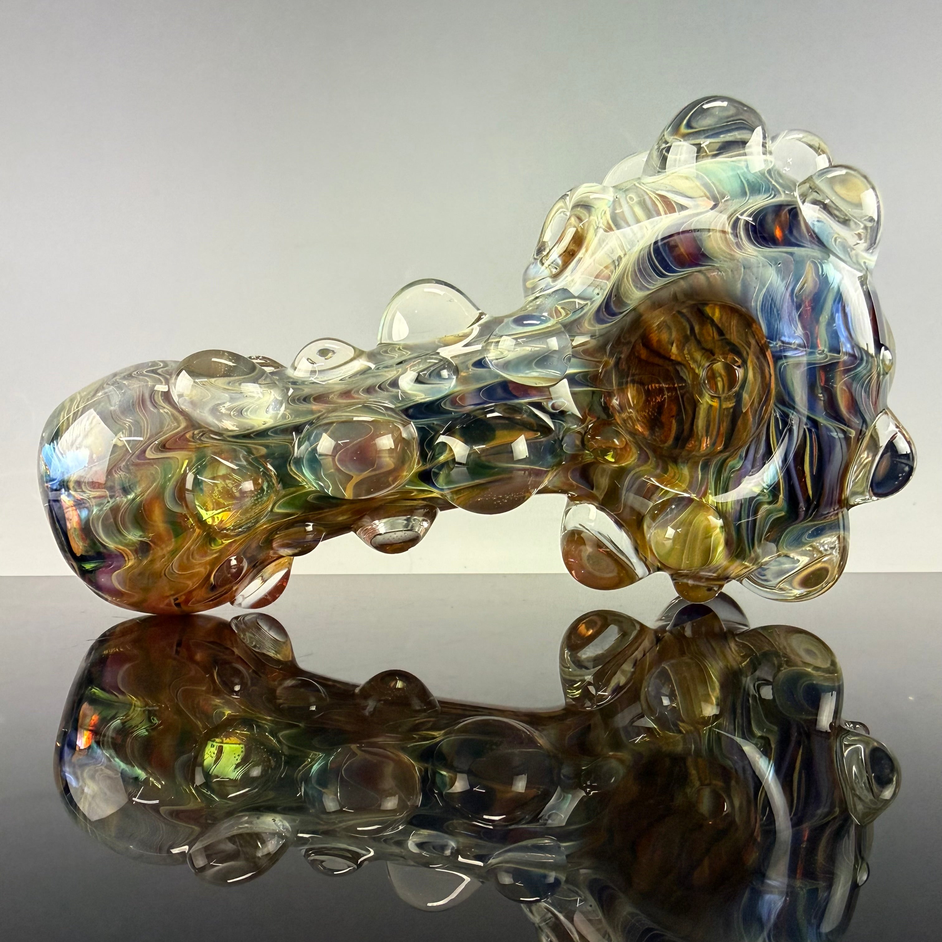 Fumed Bumpy Spoon by Carsten Carlile