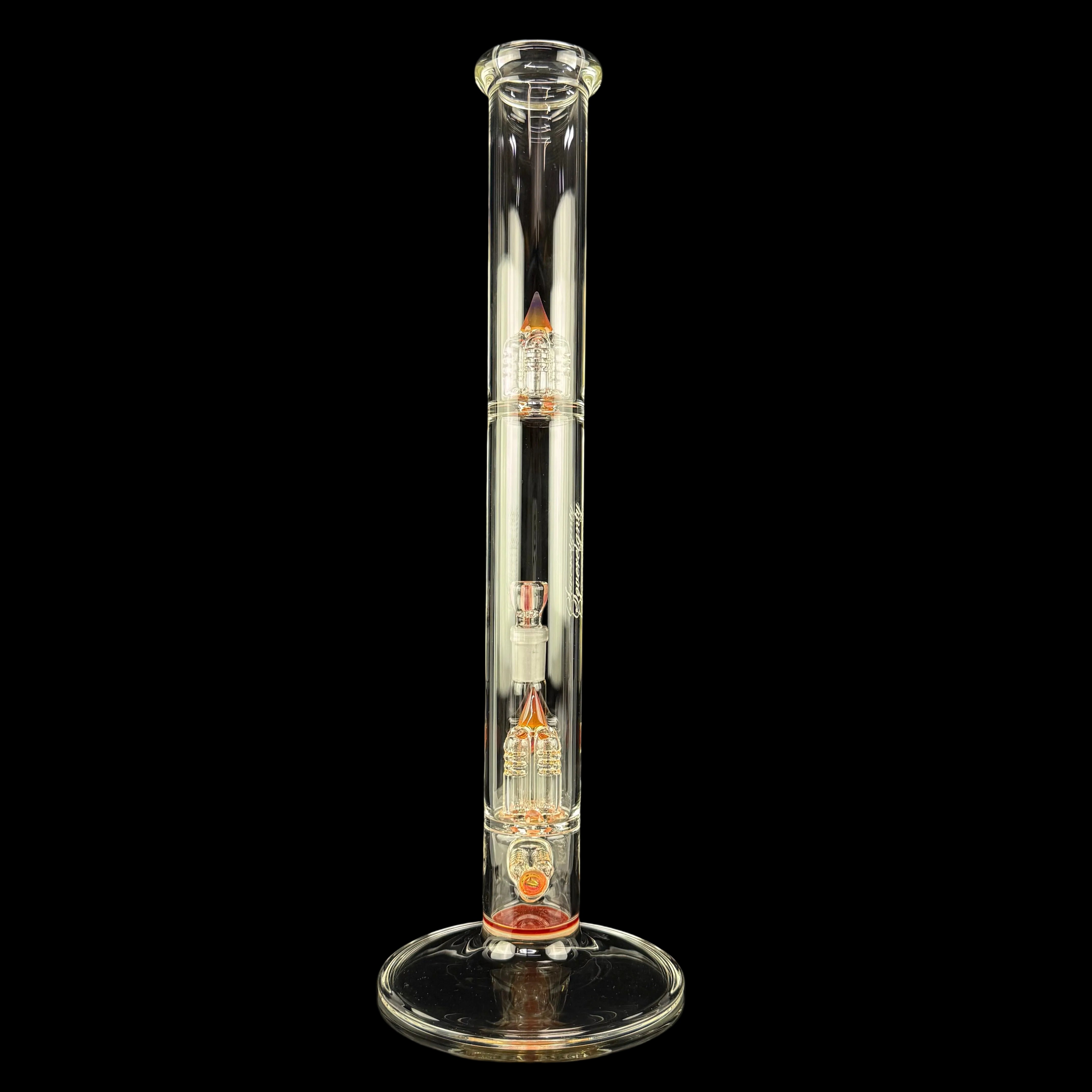 PA "NS Yellow X Pomegranate" 44 X 4 3 Line 9.5mm 6 Cut to Inv 4 by Sovereignty Glass