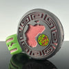 "Africa" Sandblasted Pendant by GlassMaze