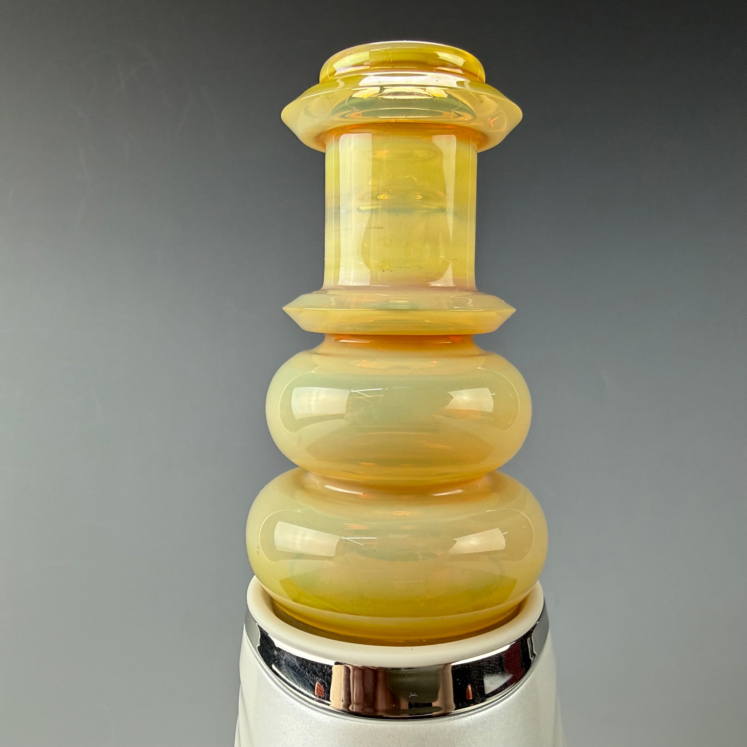 Silver Fume Puffco Dry Top by Mike Philpot