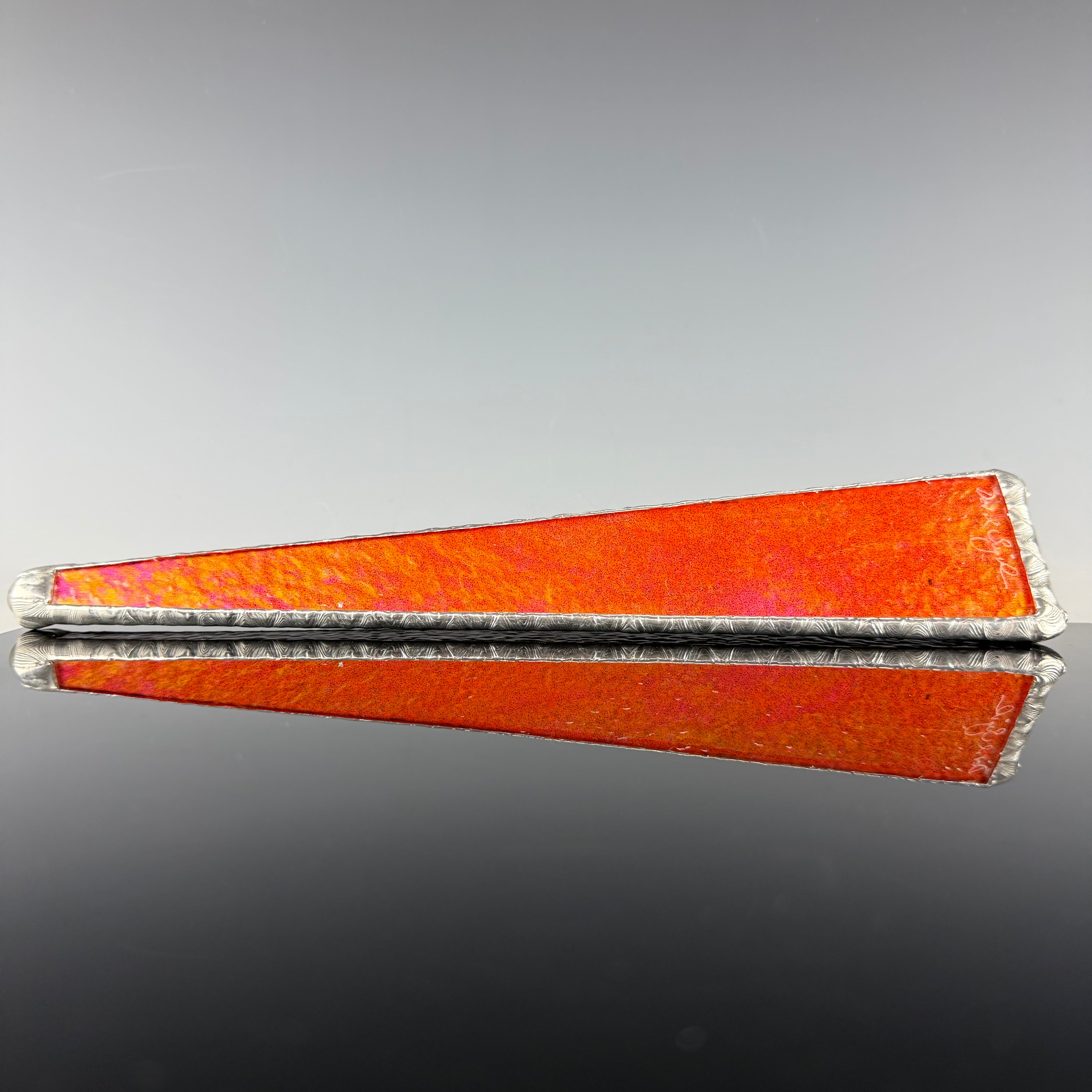 12" "Nova Slim" W/ Dichroic Inlays #1 Kaleidoscope by David L. Sugich