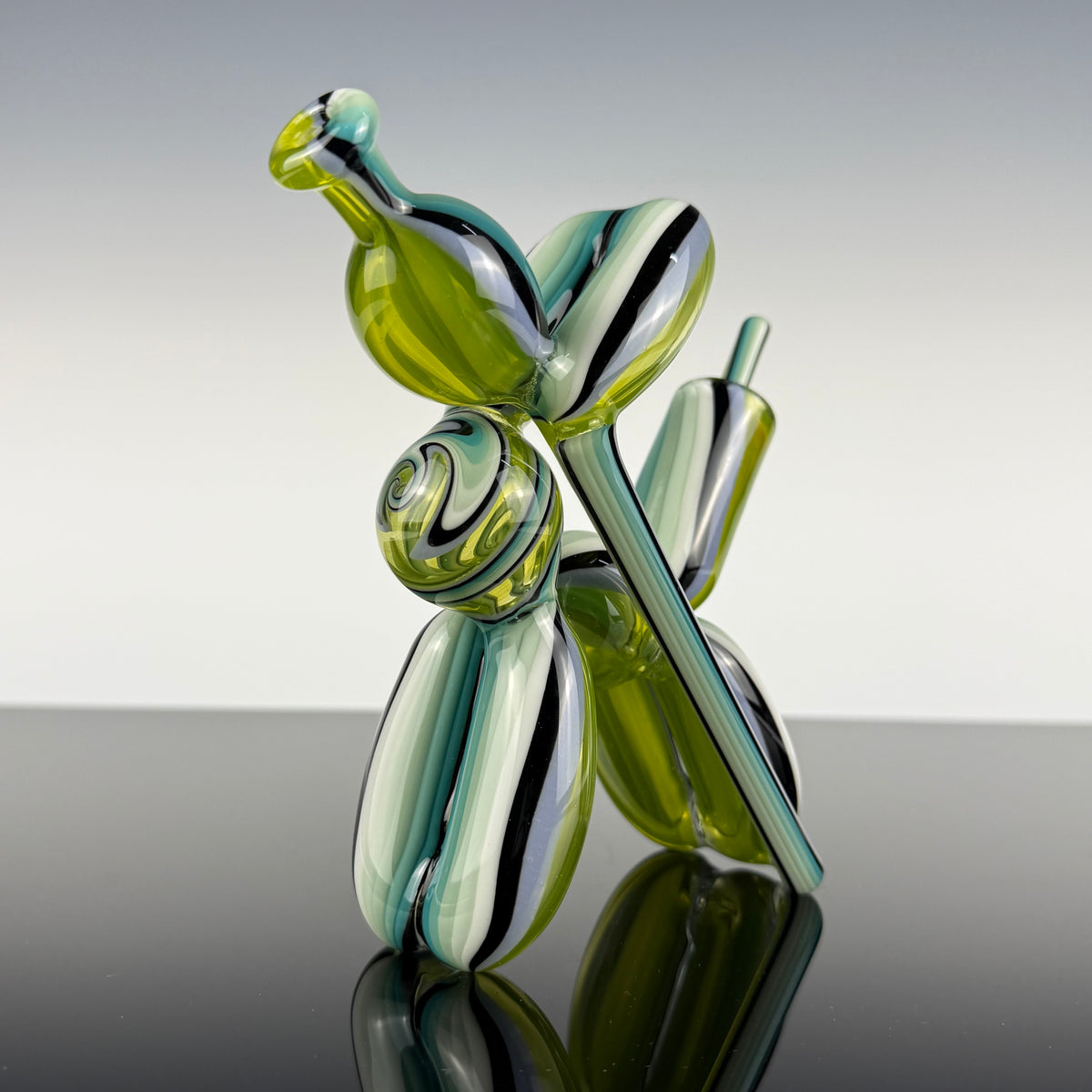 "Seafoam Social Club" "Full Size" Recycling Balloon Dog by Blitzkriega