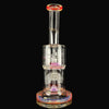 "Amber Purple" (Colored Foot & Mouthpiece)  Double Hex by Toro Glass