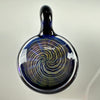 UV Reactive Fumed Implosion Pendant #2 by Avalon