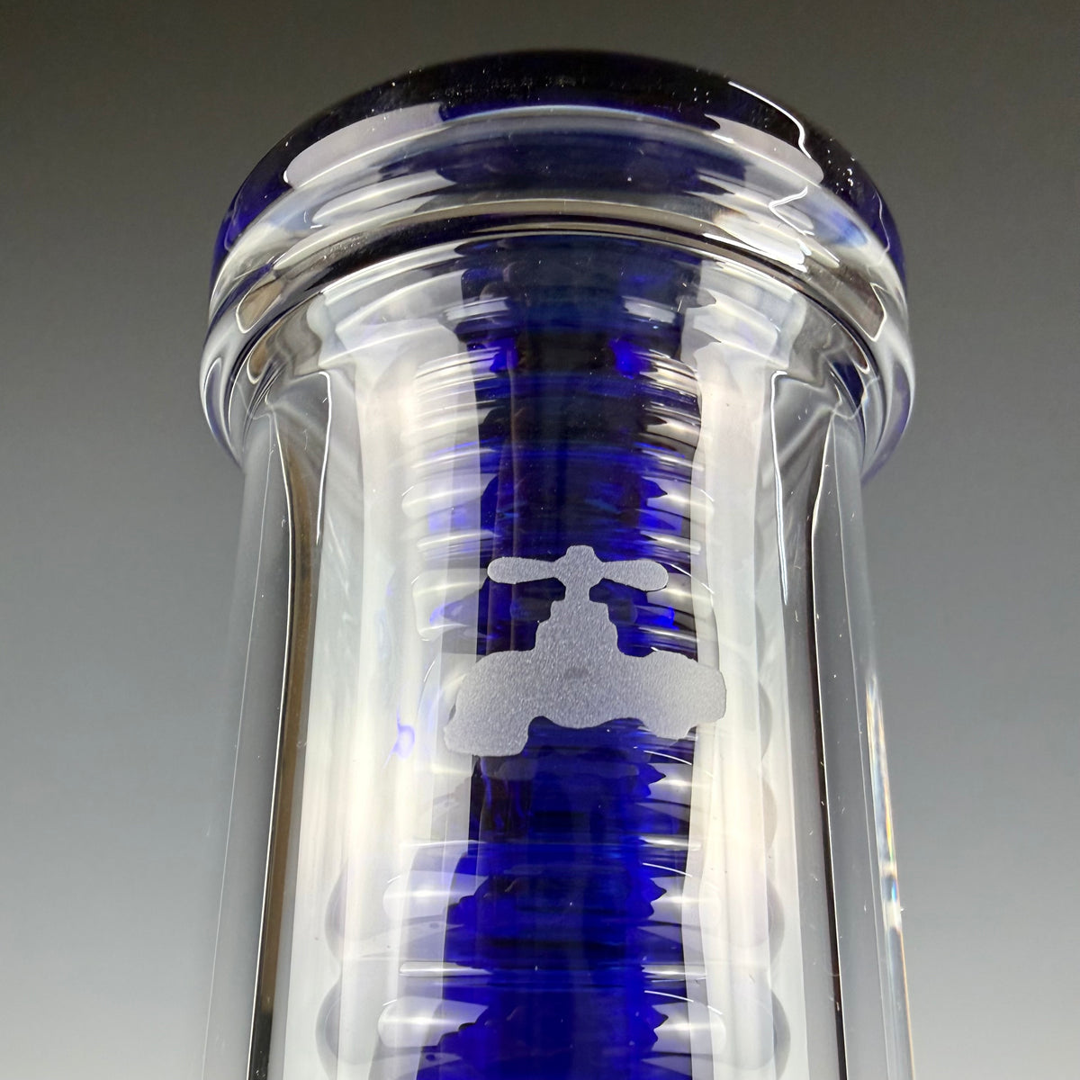 Custom "Cobalt Blue" Heavywall "Outside-In" Set (#460) "Standard Wall" Waterpipe by Hamm's Waterworks