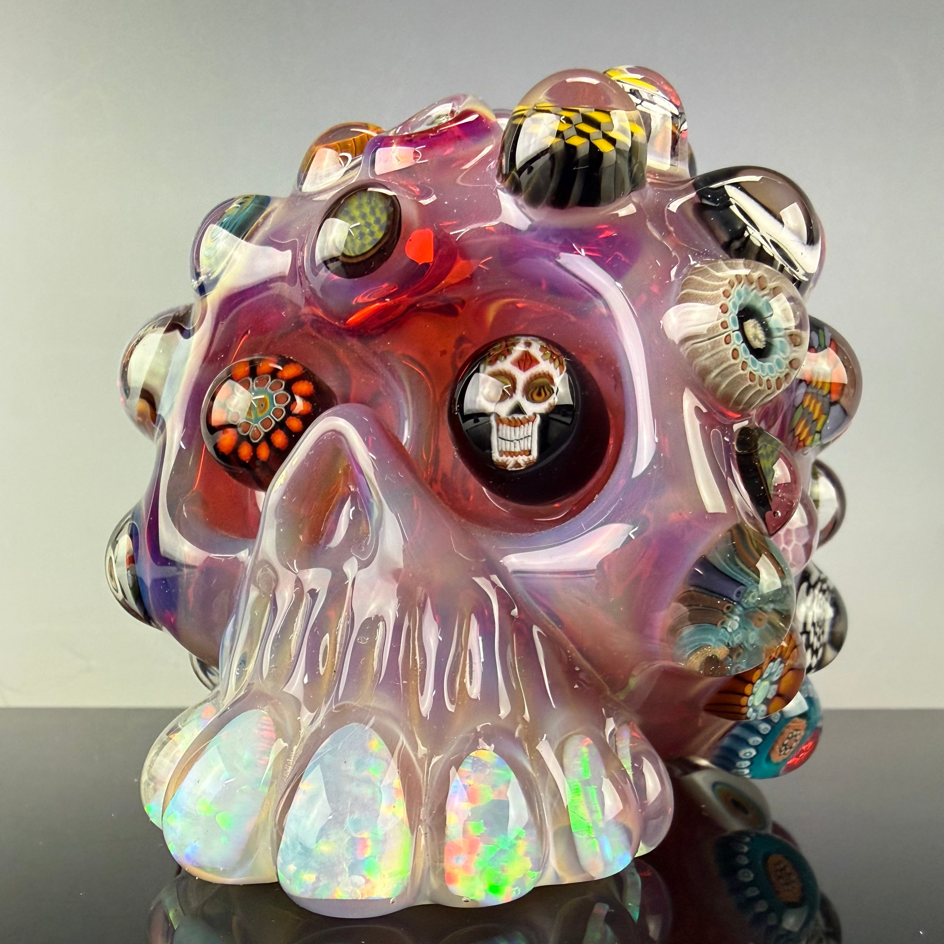 "Light Rose Phoenix" Skull Shredder by Carsten Carlile