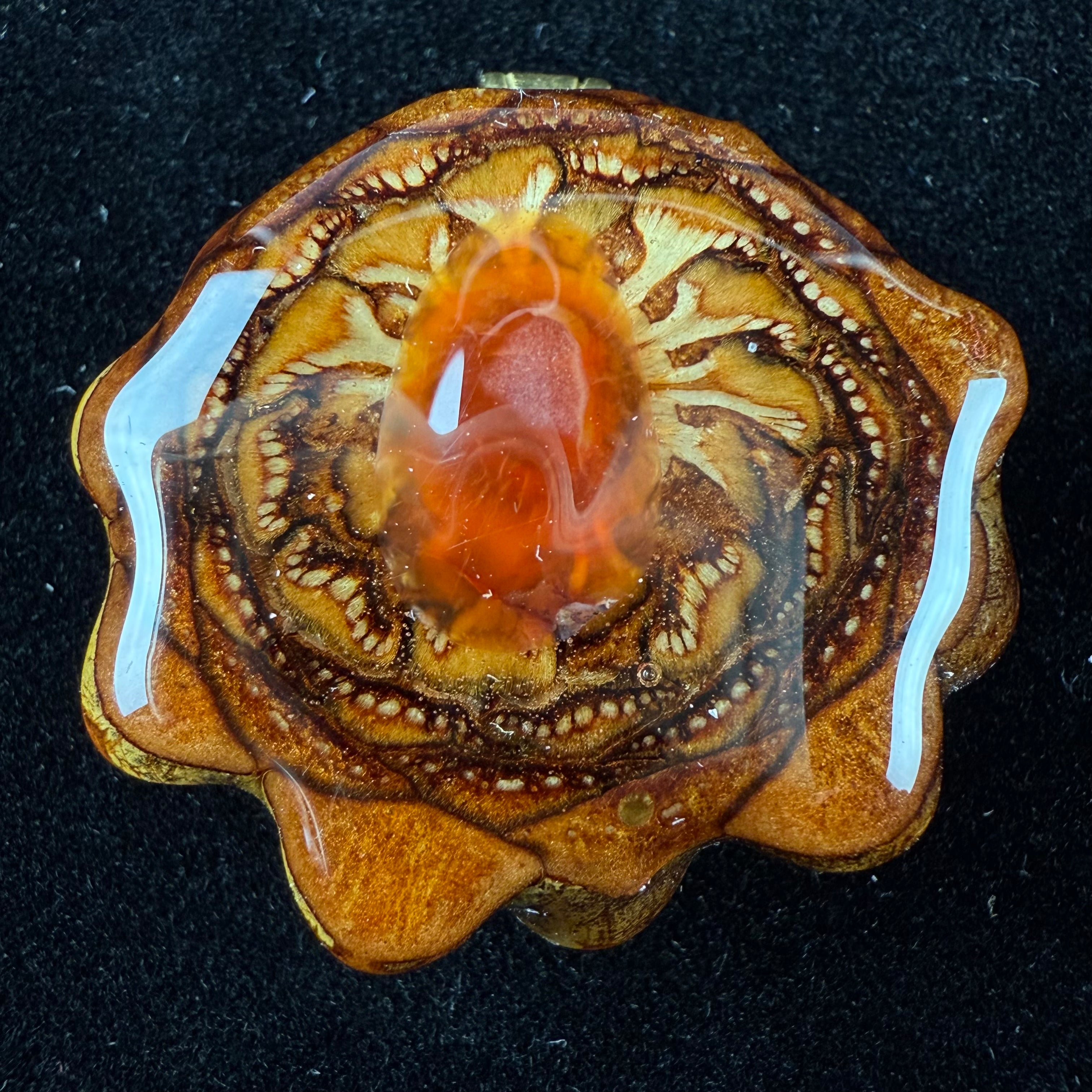 *Mini* Carnelian Pendant by Third Eye Pinecones