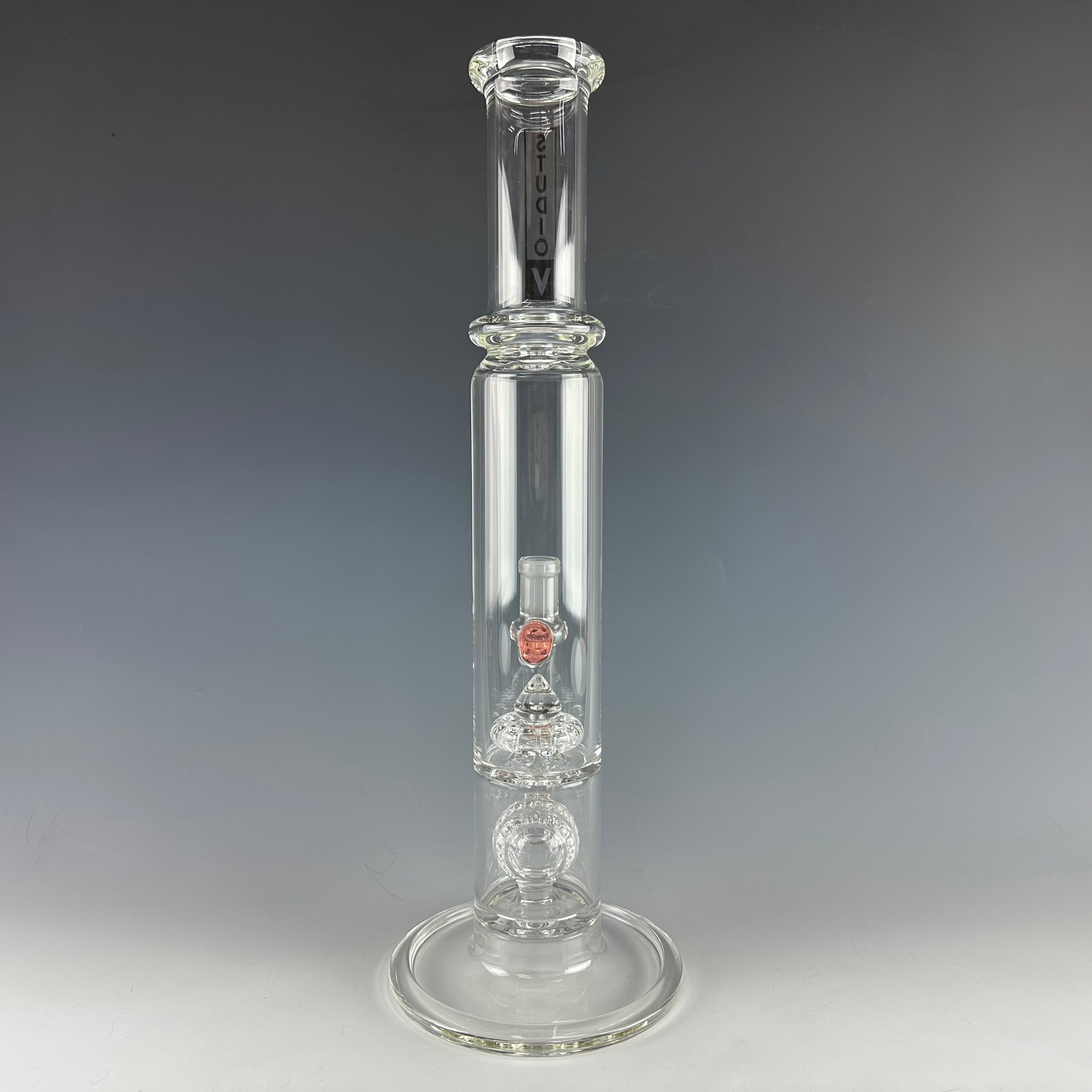 "Moon to Circ" Waterpipe by Studio V Glass