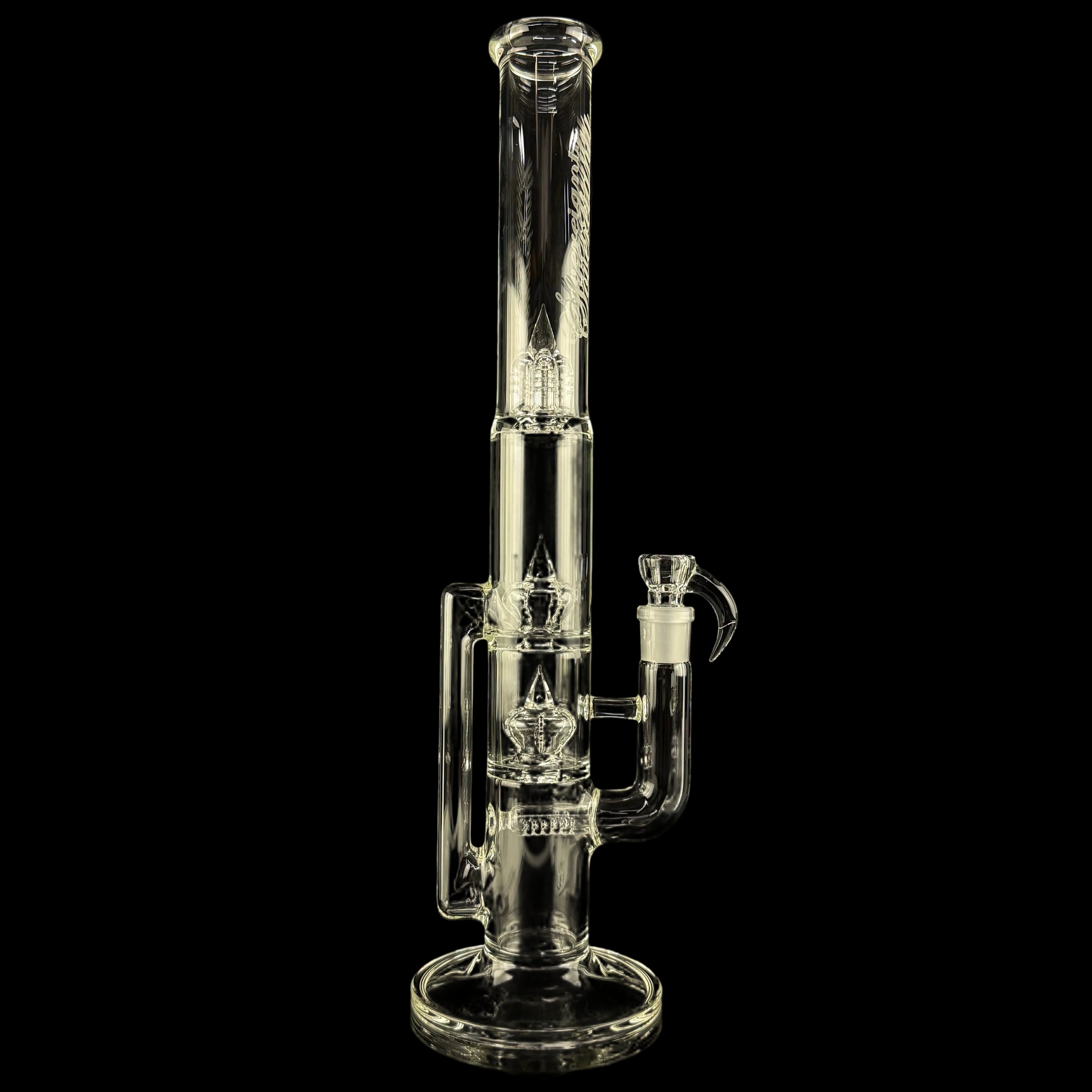 Treecycler - Stemline 15mm 6 Cut DownGrid to Imp to Imp + Splashguard by Sovereignty Glass