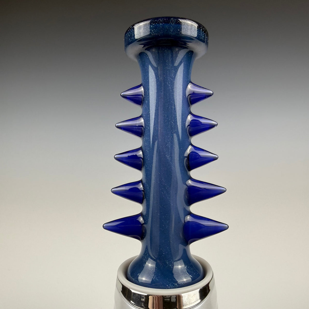 "Blue Stardust over Lavender" Spiked Puffco Dry Top by Carsten Carlile