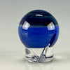 "Amber Purple/Blue Cheese 2 Tone" Glass Marble Spinner Cap by One Trick Pony