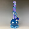 Medium Waterpipe W/ Dichroic Wrap by Noble Glass