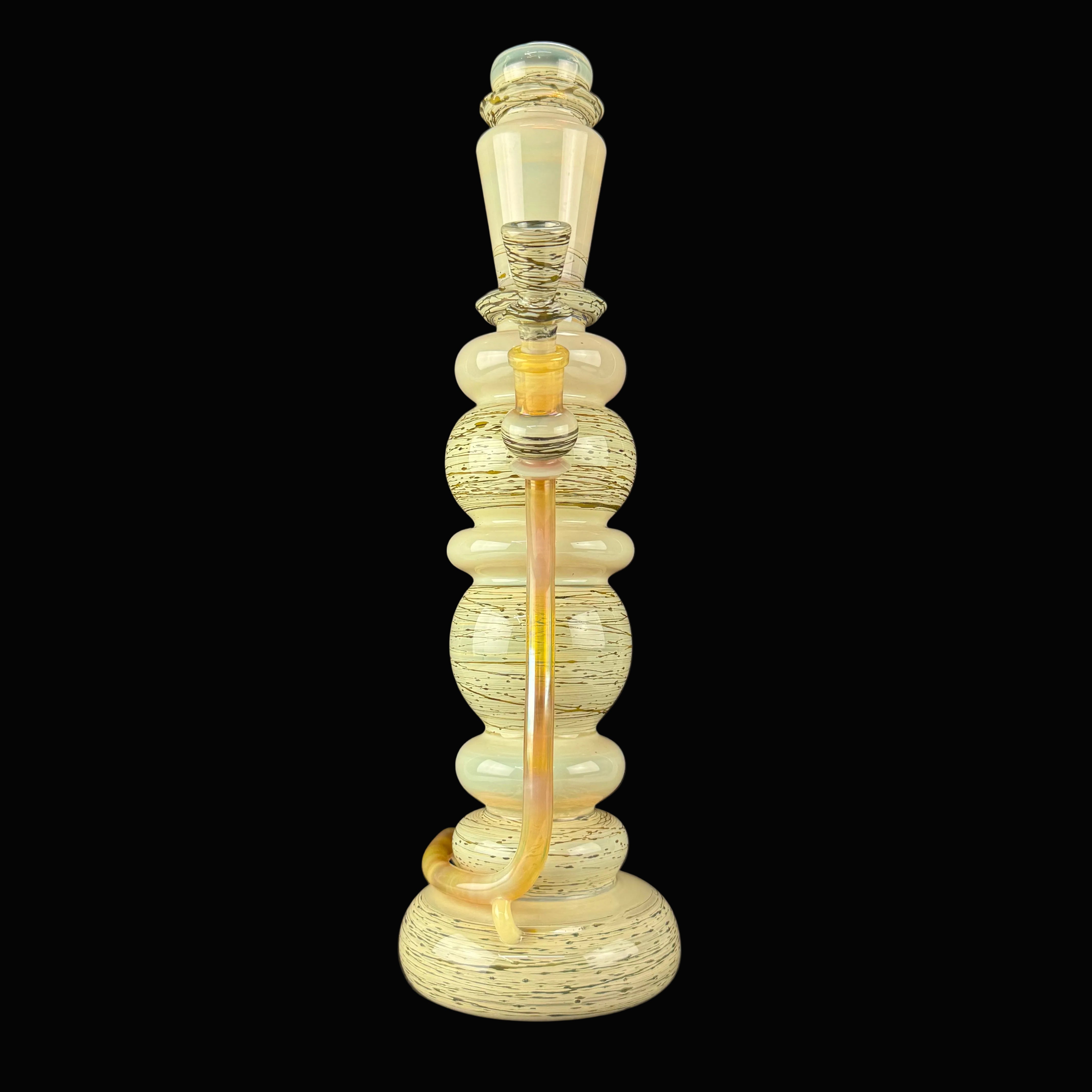 Medium "Birch Tree" "Flowerpot" Waterpipe W/ Slide by Mike Philpot