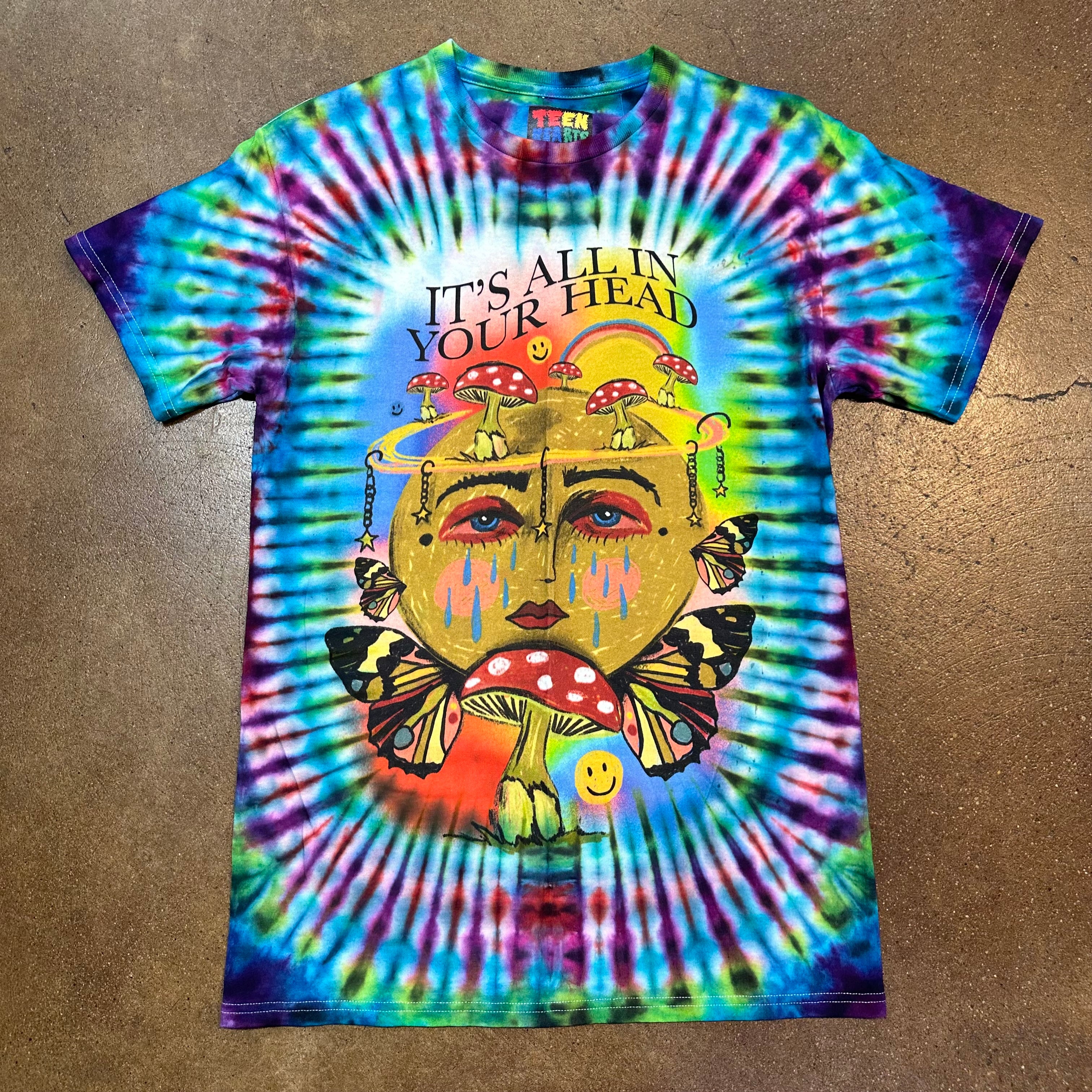 "It's All in Your Head" Tie Dye by Vile Tie Dyes