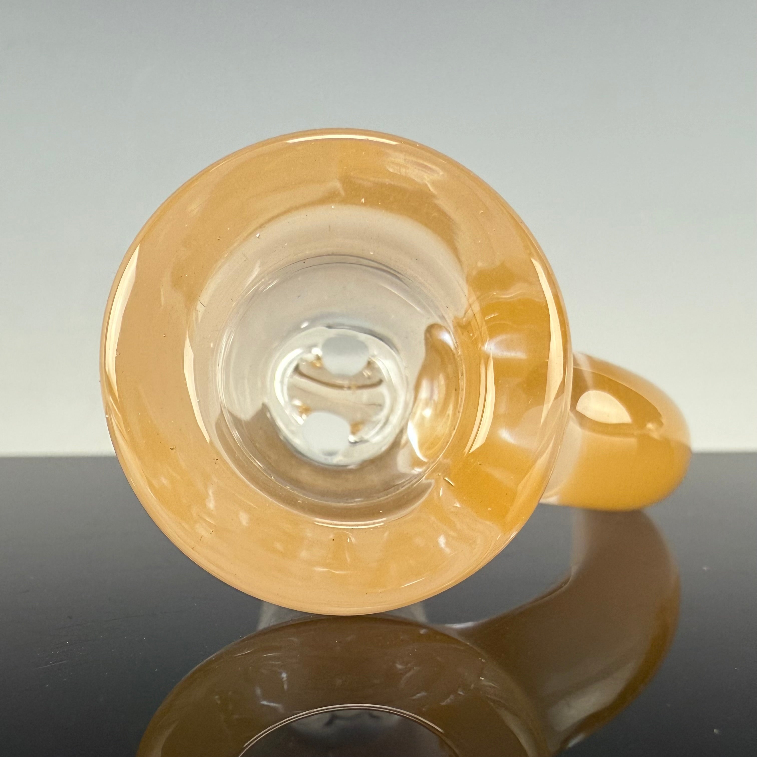 "Peach" Double Bubbler by OJ Flame