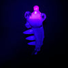 "Glowstick, Zen, Rolly Jelly, Blue Dream" UV Pendant by Salt Glass