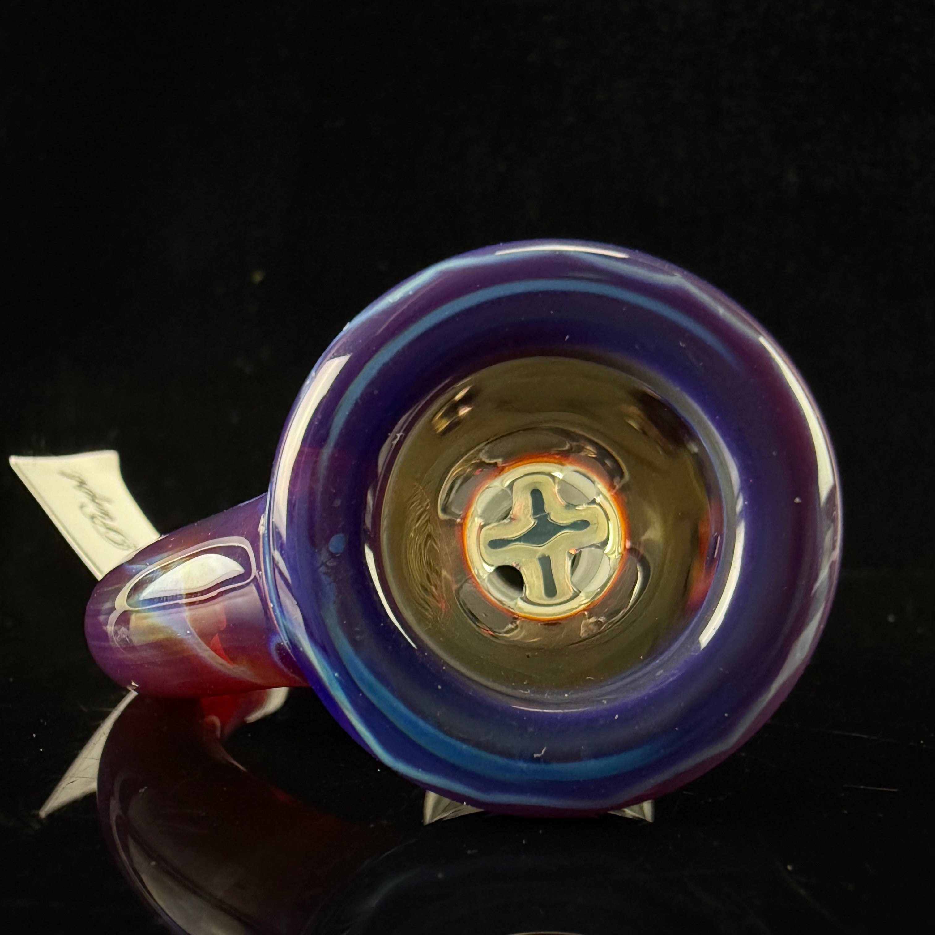 Full Accent "Amber Purple" 18mm Slide by Sovereignty Glass